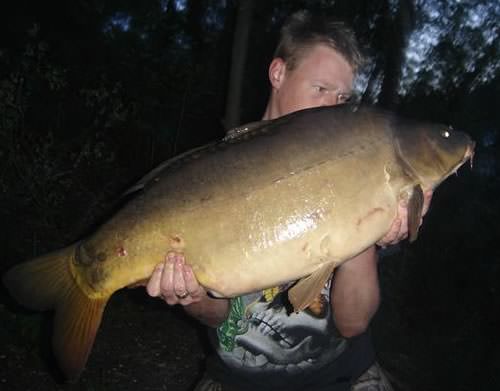 Dave Toomey - Rainbow Lake (Lac de Curton) 31lb 8oz