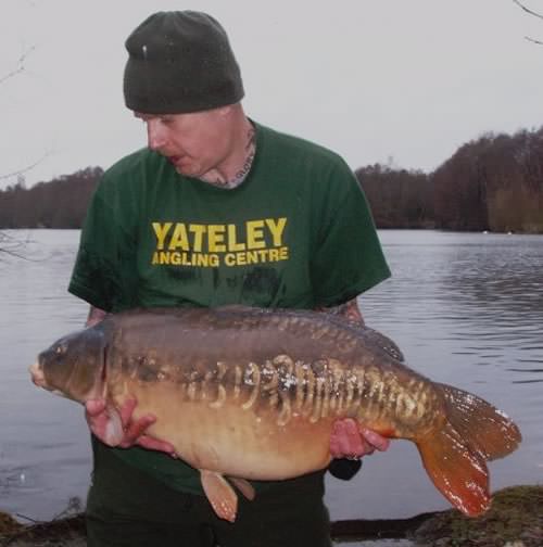 Mark Bridger - Yateley Sandhurst Lake 37lb 4oz